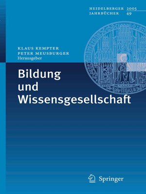 cover image of Bildung und Wissensgesellschaft